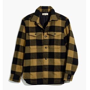 Madewell Quilted Buffalo Plaid Shirt Jacket